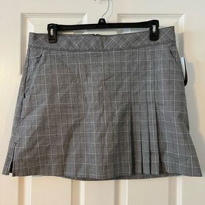NWT NEW Lady Hagen Walter Golf Skirt With Shorts Skort LPGA Plaid